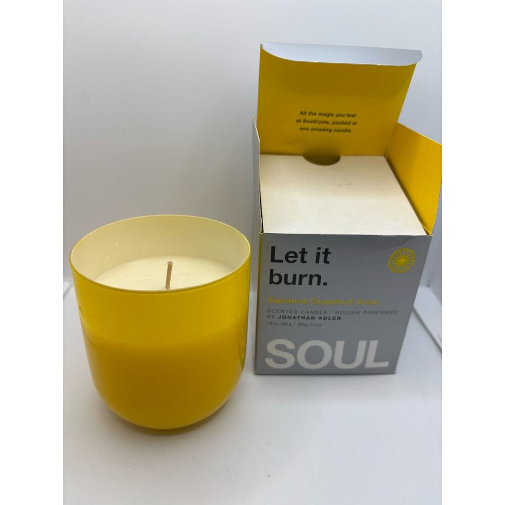 Jonathan Adler Let it burn Signature Grapefruit Scented Candle / NWB - Picture 4 of 6